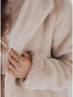 Dámský krátký béžový model 21990776 - Dstreet Dámský krátký béžový model 21990776 - Dstreet