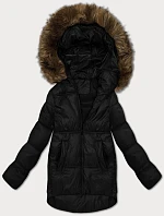 Dámská bunda bomber s kapucí S'West černá (B8280-1)