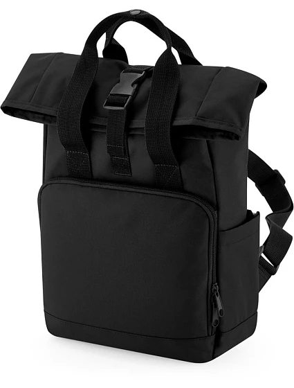 BG Mini batoh s dvojitým 52. black model 22480704 - BagBase BG Mini batoh s dvojitým 52. black model 22480704 - BagBase
