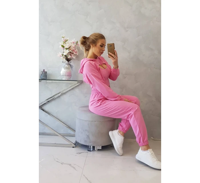 Bavlněná 3dílná sada světle růžová Bavlněná 3dílná sada světle růžová