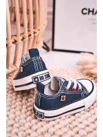 Dětské Klasické Tenisky Nízké BIG STAR HH374195 Tmavě Modré Dětské Klasické Tenisky Nízké BIG STAR HH374195 Tmavě Modré