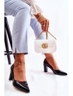 Módní Lakované Lodičky Na Černá model 21590541 - Boto