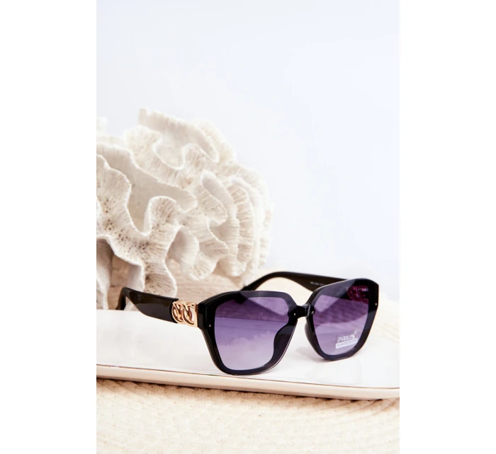 Dámské Sluneční Brýle S Zlatým model 21663520 UV400 Černé - Boto