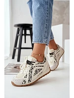 Kožené Semišové Dámské Tenisky Big Star model 22074797 Bílé - Big Star Shoes