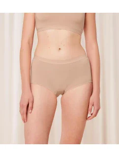 Dámské kalhotky Smart Natural Boyshort - BROWN - béžové 00EP - TRIUMPH