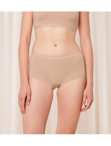 Dámské kalhotky Smart Natural Boyshort - BROWN - béžové 00EP - TRIUMPH Dámské kalhotky Smart Natural Boyshort - BROWN - béžové 00EP - TRIUMPH