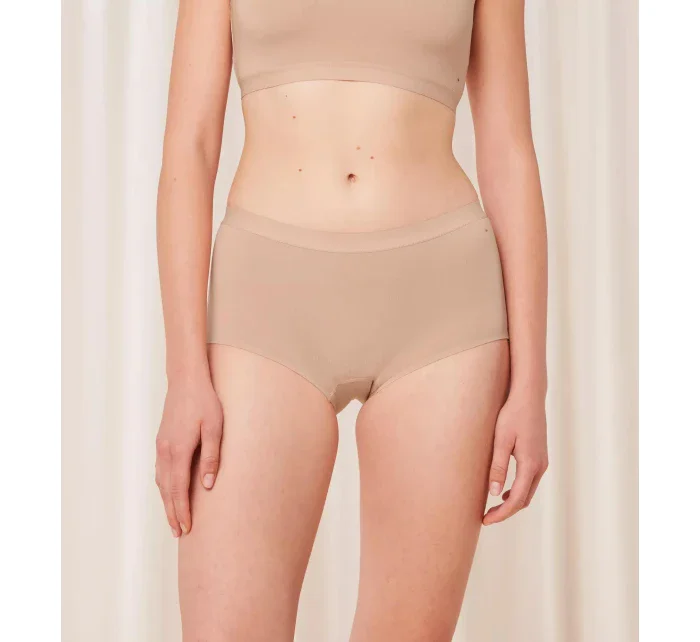 Dámské kalhotky Smart Natural Boyshort - BROWN - béžové 00EP - TRIUMPH Dámské kalhotky Smart Natural Boyshort - BROWN - béžové 00EP - TRIUMPH