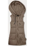 Vypasovaná béžová dámská vesta (16M9093-62) Vypasovaná béžová dámská vesta (16M9093-62)