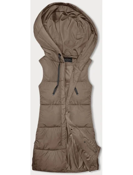 Vypasovaná béžová dámská vesta (16M9093-62) Vypasovaná béžová dámská vesta (16M9093-62)