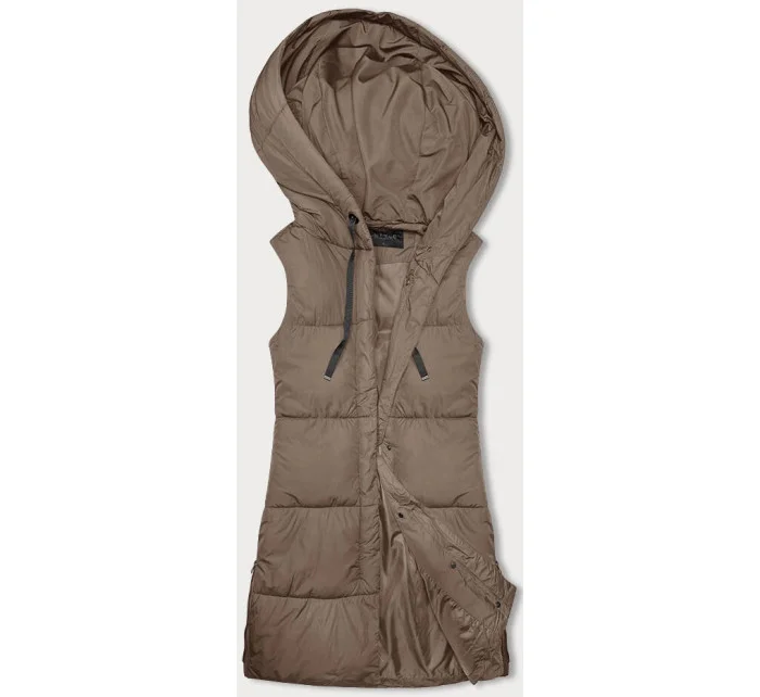 Vypasovaná béžová dámská vesta (16M9093-62) Vypasovaná béžová dámská vesta (16M9093-62)