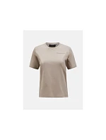 Tričko Peak Performance W Original Small Logo Tee, béžové