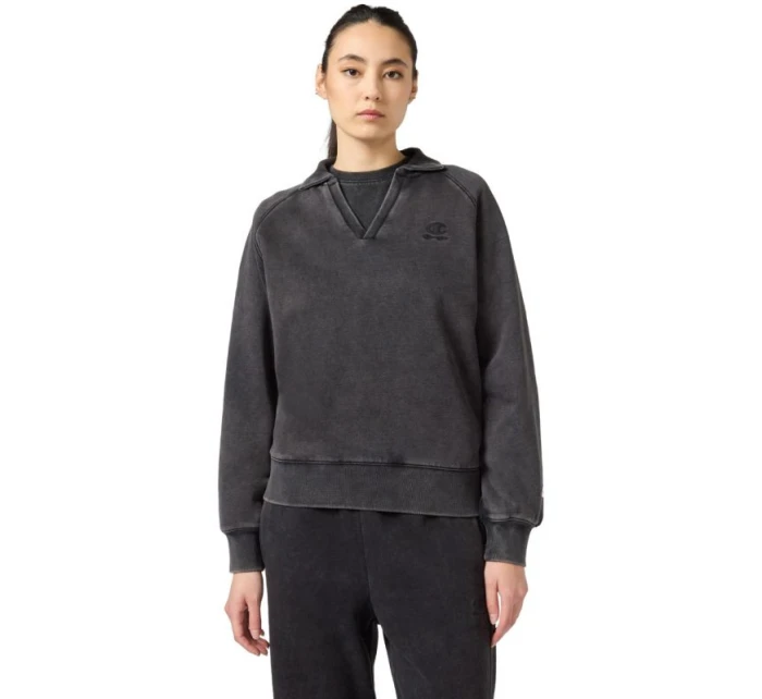 Dámská mikina Polo Neck Sweatshirt šedá model 21493647 KK001 - CHAMPION Dámská mikina Polo Neck Sweatshirt šedá model 21493647 KK001 - CHAMPION