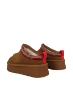 Dámské kožené boty Solo Soprani Couture Sabot fur Hugh Platform light brown SSW421P22 51 dámské Dámské kožené boty Solo Soprani Couture Sabot fur Hugh Platform light brown SSW421P22 51 dámské