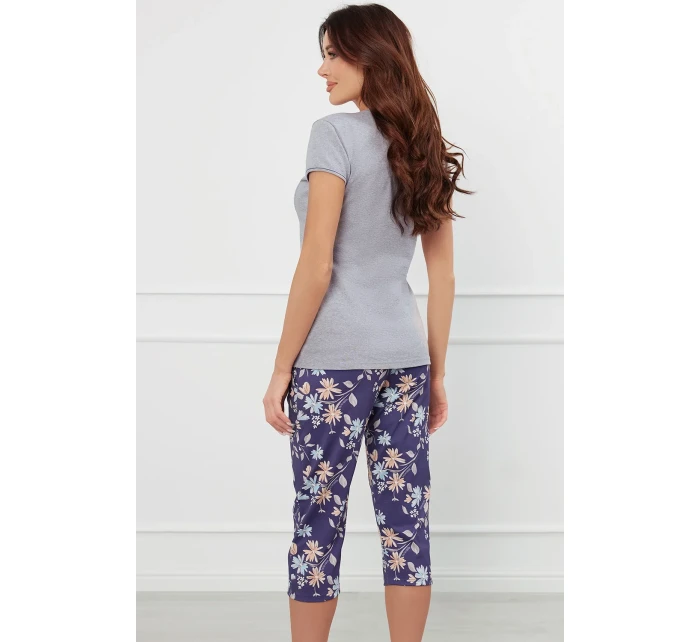 Italská móda Pulia cr.r. sp.3/4 barva:melange/print Italská móda Pulia cr.r. sp.3/4 barva:melange/print