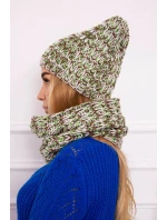 Dámská fleecová souprava Merry K202 zelená+hnědá Dámská fleecová souprava Merry K202 zelená+hnědá