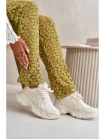 Dámské Sportovní Tenisky Béžové model 21667815 - Boto Dámské Sportovní Tenisky Béžové model 21667815 - Boto