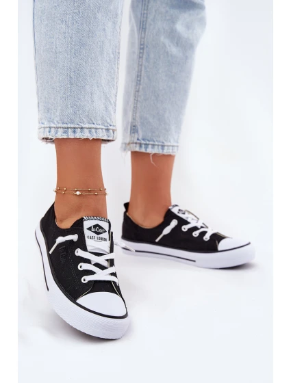 Dámské Textilní Tenisky model 21693750 Černé - Lee Cooper Dámské Textilní Tenisky model 21693750 Černé - Lee Cooper
