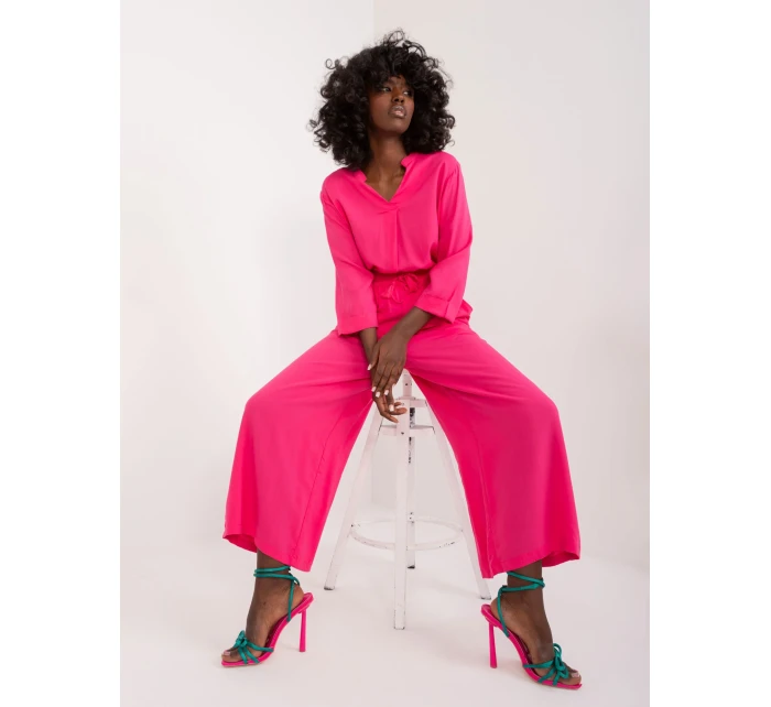 Spodnie model 20100932 fuksjowy - FPrice Spodnie model 20100932 fuksjowy - FPrice