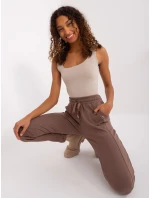 Spodnie dresowe RV DR model 19381360 brązowy - FPrice Spodnie dresowe RV DR model 19381360 brązowy - FPrice