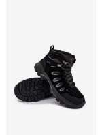 Pánské kožené trekové boty Big Star HI-POLY SYSTEM – černé