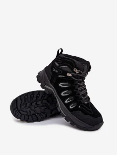 Pánské kožené trekové boty Big Star HI-POLY SYSTEM – černé