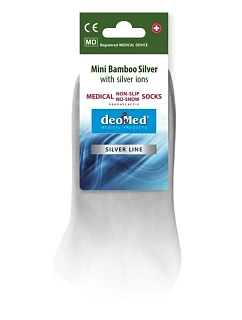Ponožky MINI BAMBOO SILVER protiskluzové