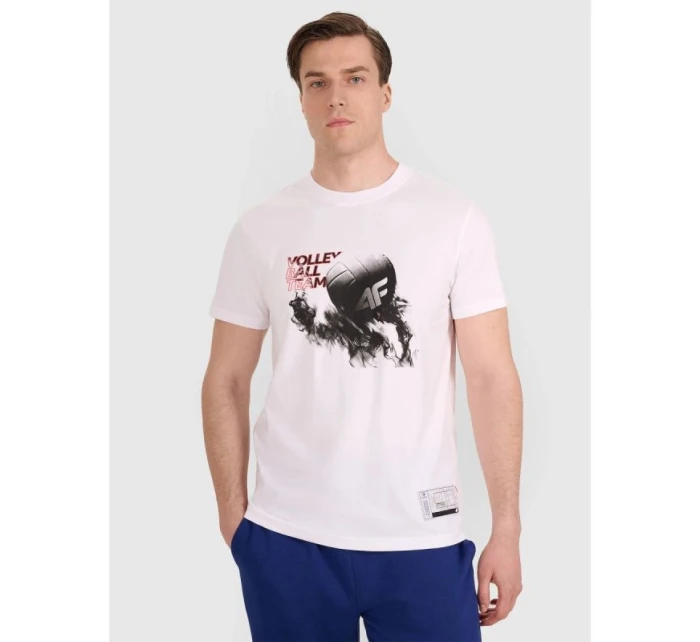 Pánské volejbalové tričko s potiskem model 21756914 - 4F Pánské volejbalové tričko s potiskem model 21756914 - 4F