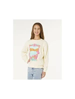 Dívčí mikina RIP CURL Sunshine Squad Crew-Girl, bílá Dívčí mikina RIP CURL Sunshine Squad Crew-Girl, bílá