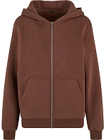 BY 290 Dámská mikina s kapucí z těžké bavlny "Fluffy" model 22469846 chocolate brown - Build your Brand BY 290 Dámská mikina s kapucí z těžké bavlny "Fluffy" model 22469846 chocolate brown - Build your Brand