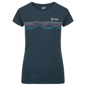 Dámské tričko model 18041669 Tmavě modrá - Kilpi Dámské tričko model 18041669 Tmavě modrá - Kilpi