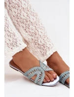 Dámské ploché modré pantofle model 22031986 - Boto