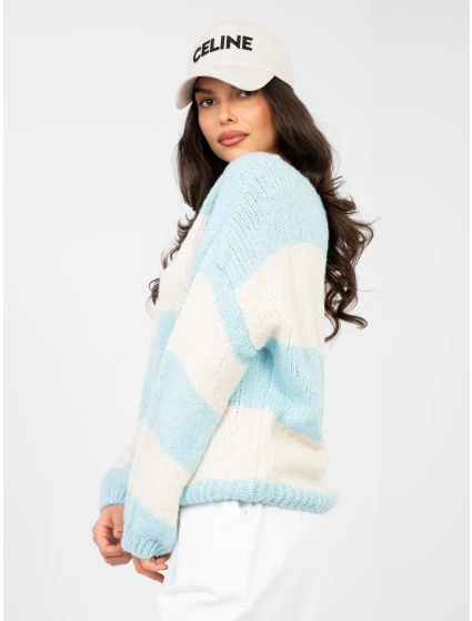 Sweter MI SW model 21958564 jasny niebieski - FPrice