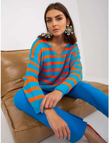 Dámský svetr TW SW BI model 17679367 modrý - FPrice