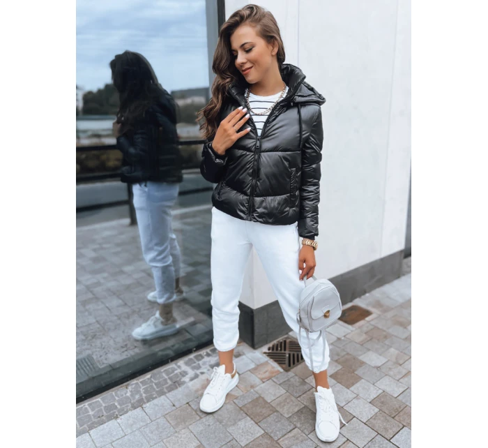 Dámská prošívaná přechodová bunda LOLAROSE černá FashionStreet TY3684
