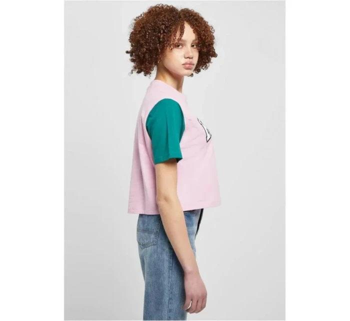 Tričko Karl Kani Serif Crop Block Tee W 6130859