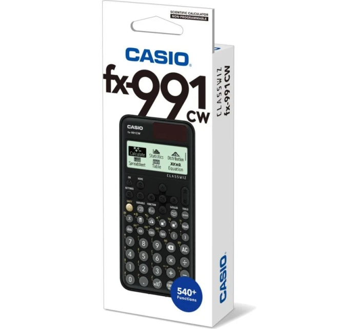 CASIO FX-991CW SCIENCE CALCULATOR BOX. Černá.