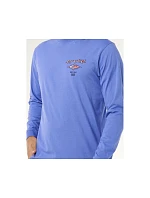 Pánské tričko RIP CURL Fade Out Icon L/S Tee, modré