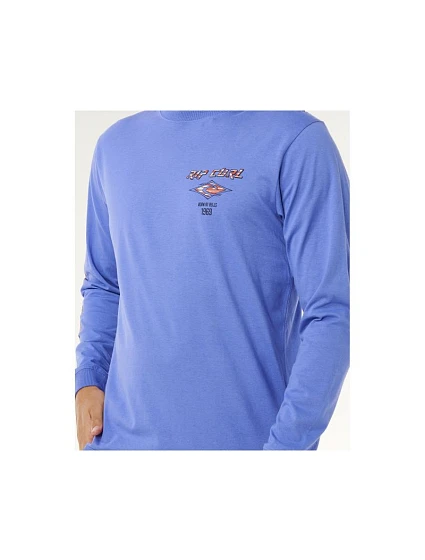 Koszulka męska RIP CURL Fade Out Icon L/S Tee niebieska Koszulka męska RIP CURL Fade Out Icon L/S Tee niebieska