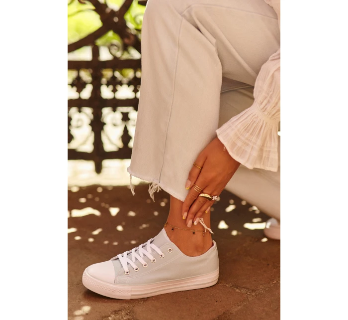 Dámské látkové klasické nízké tenisky máta model 21662384 - Boto Dámské látkové klasické nízké tenisky máta model 21662384 - Boto