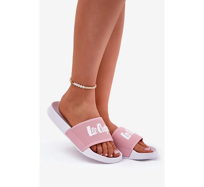 Dámské pantofle model 22089608 Růžové - Lee Cooper Dámské pantofle model 22089608 Růžové - Lee Cooper