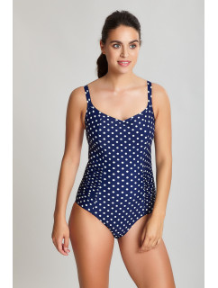 Jednodílné plavky Swimwear Anya Spot Balconnet Swimsuit navy/ivory SW1010