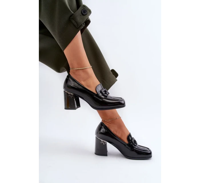 Dámské boty na vysokém podpatku, model 20446371 černá D&A - Kesi