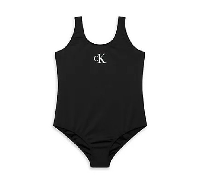 Dívčí jednodílné plavky KY0KY00069BEH - Calvin Klein