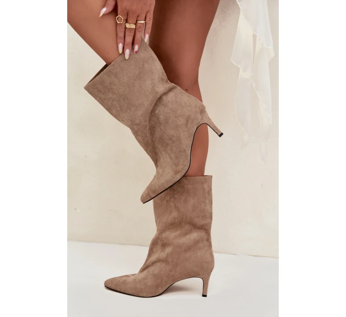 Boty na podpatku  model 222512 Step in style