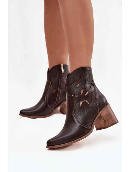 Boty na podpatku  model 222963 Step in style