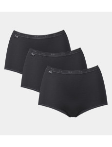 Dámské kalhotky Sloggi Basic+ Maxi 3P černé