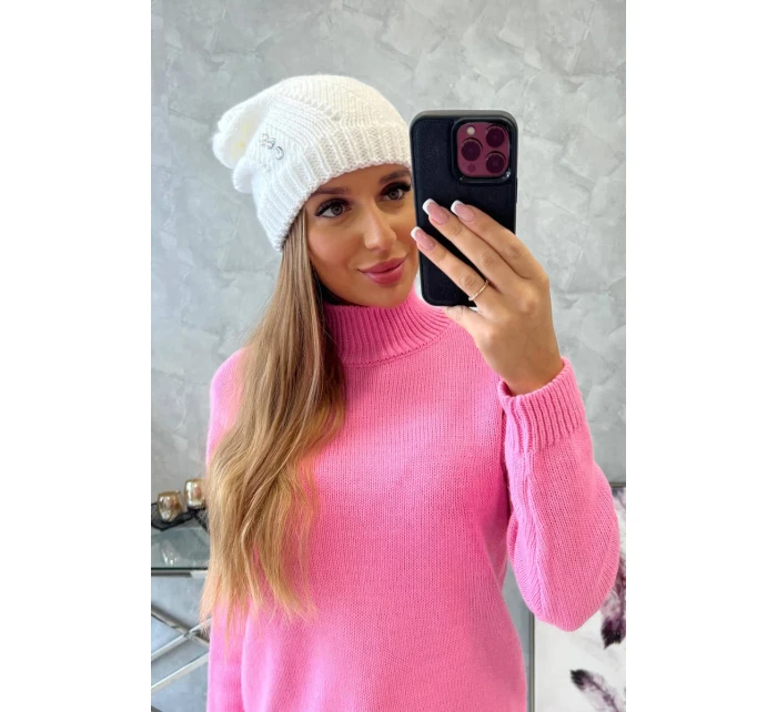 Dámská čepice Klarysa K394 bílá Dámská čepice Klarysa K394 bílá