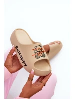Lehké Dámské Sandály Na Podrážce S Medvídkem Tmavě Béžové model 21666245 - Boto Lehké Dámské Sandály Na Podrážce S Medvídkem Tmavě Béžové model 21666245 - Boto