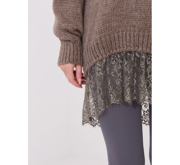 Sweter IN SW model 21782542 ciemny bezowy - FPrice