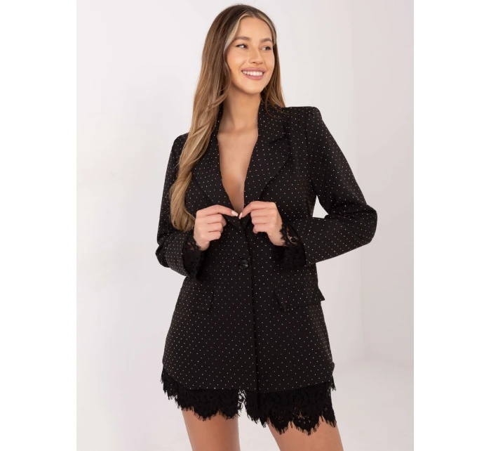 Marynarka IT MA czarno model 21808023 - FPrice Marynarka IT MA czarno model 21808023 - FPrice